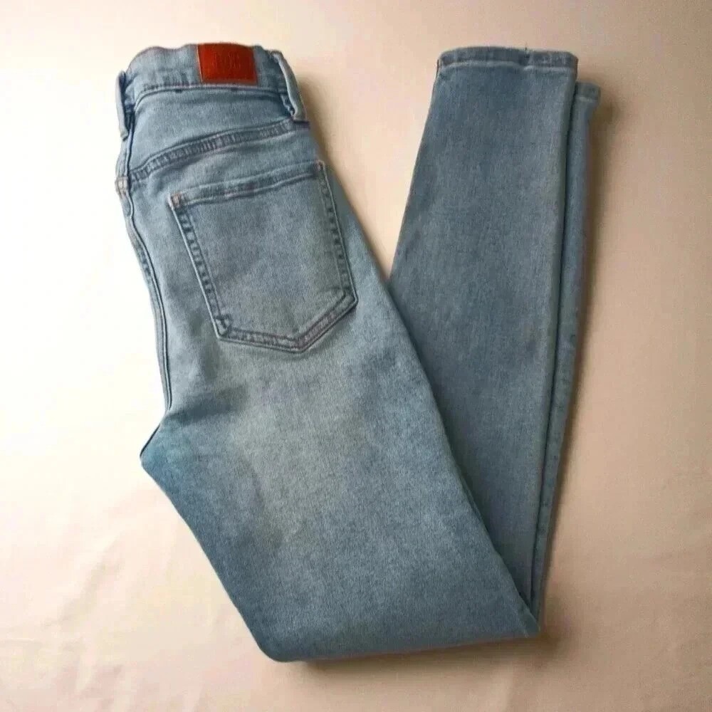 BDG Womens Twig High-Rise Skinny Light Wash Denim Jeans Size 2/26 Blue Classic